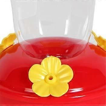 Hanging Hummingbird Feeders(pack of 2)$Hanging Hummingbird Feeder - 2 Pack, Clear, Red