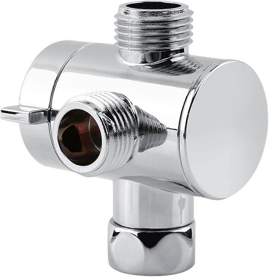 3-vägs duschmunstyckesavkastare 3-vägs multifunktionsduschmunstyckesavkastarventil G1/2" toalett-bidéadapter