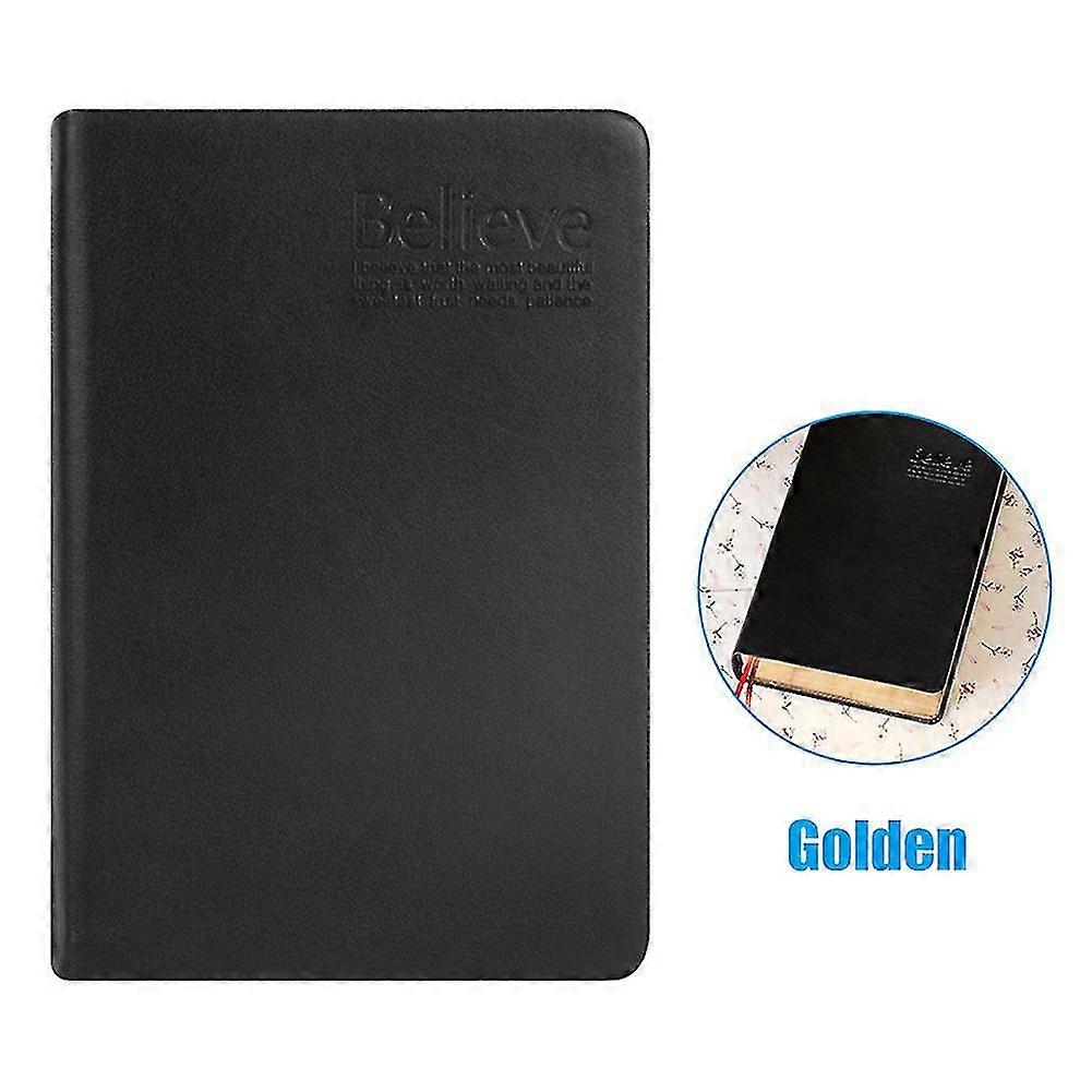 Retro Thick Paper Notebook Notepad Pu Leather Bible Style Diary Book Journals Agenda