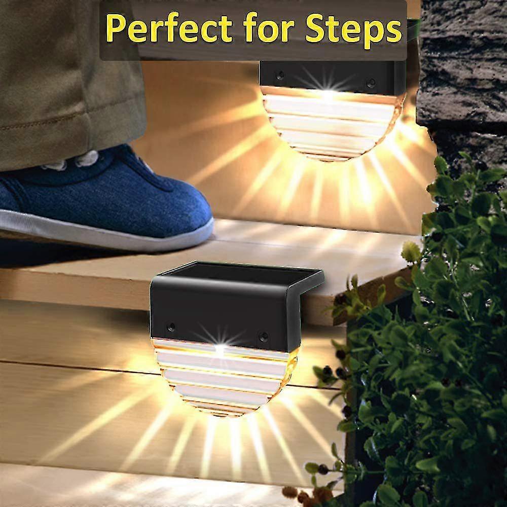 Solar Deck S, Outdoor Ing Backyard R Outside Step S En Post Fence 4pcs