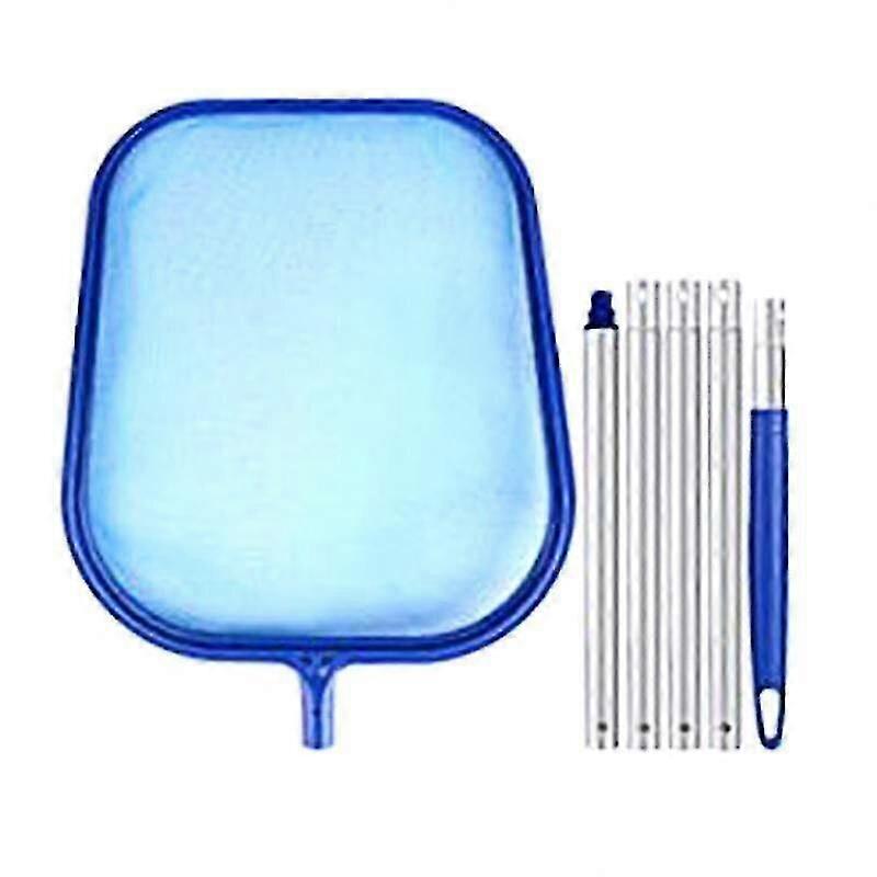 swimming pool leaf skimmer mesh net with pole