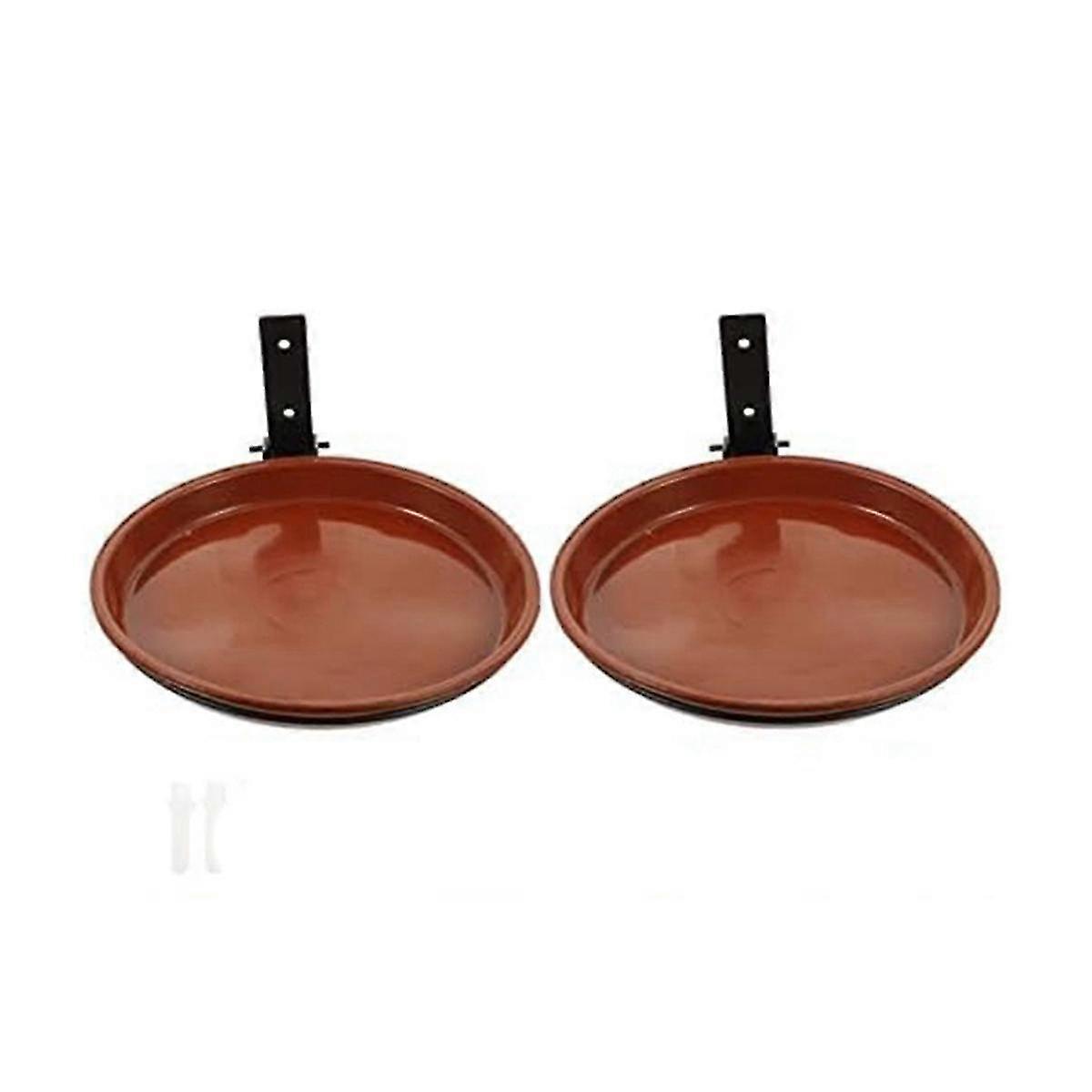 Wall Mounted Bird Feeder Farm Bird Feeder Hanging Bird Bath Bird Container Bird Bath Deck Bowl Plat