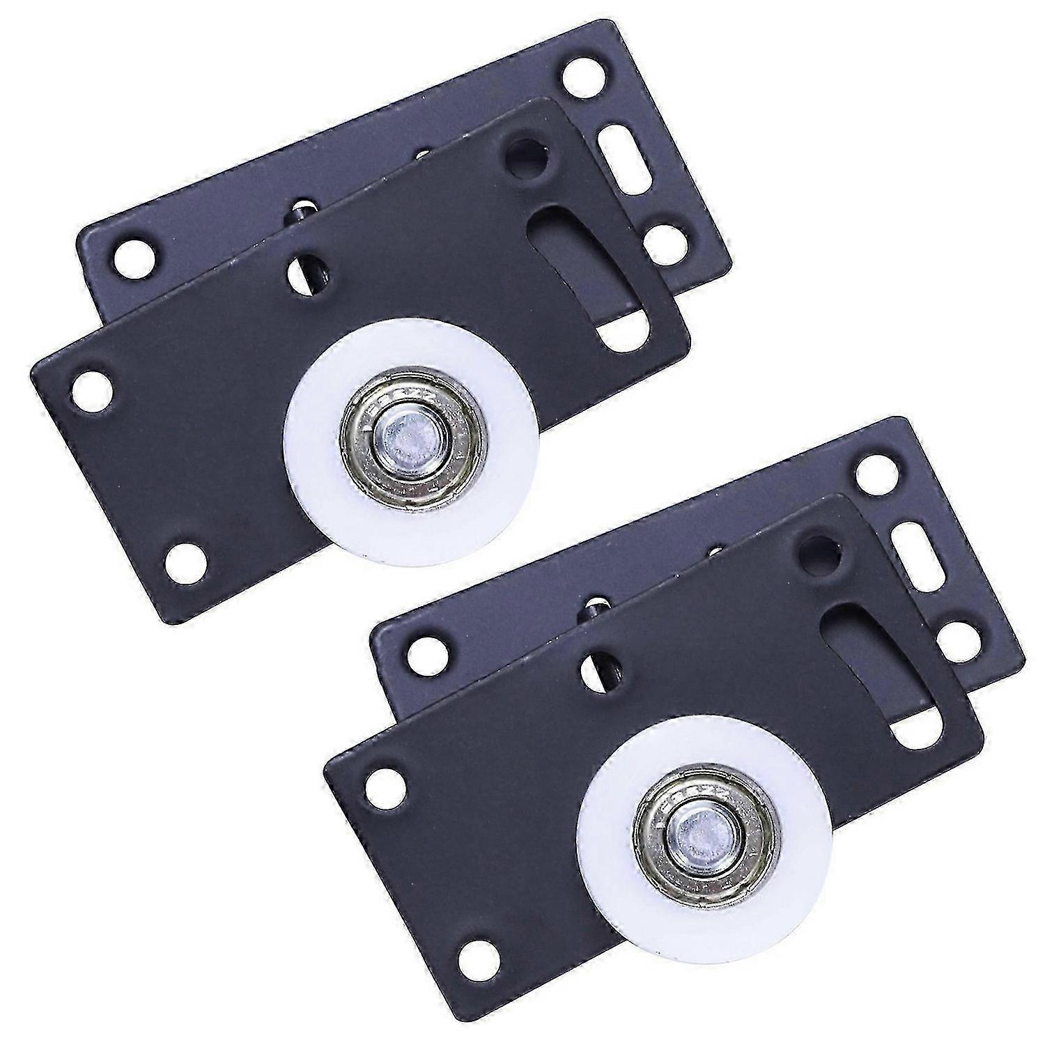 8Sets Sliding Door Wheels Rollers Pulleys Runners compatible with Cupboard Wardrobe Cabinet Smoothly