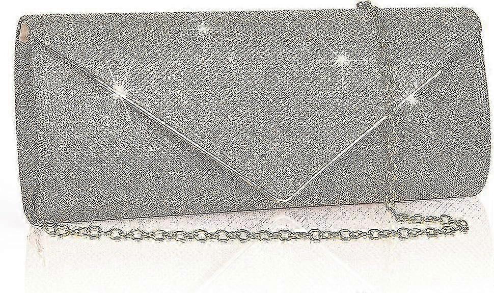 Clutch Purses For Women, Sparkling Envelope Evening Bag With Detachable Chain