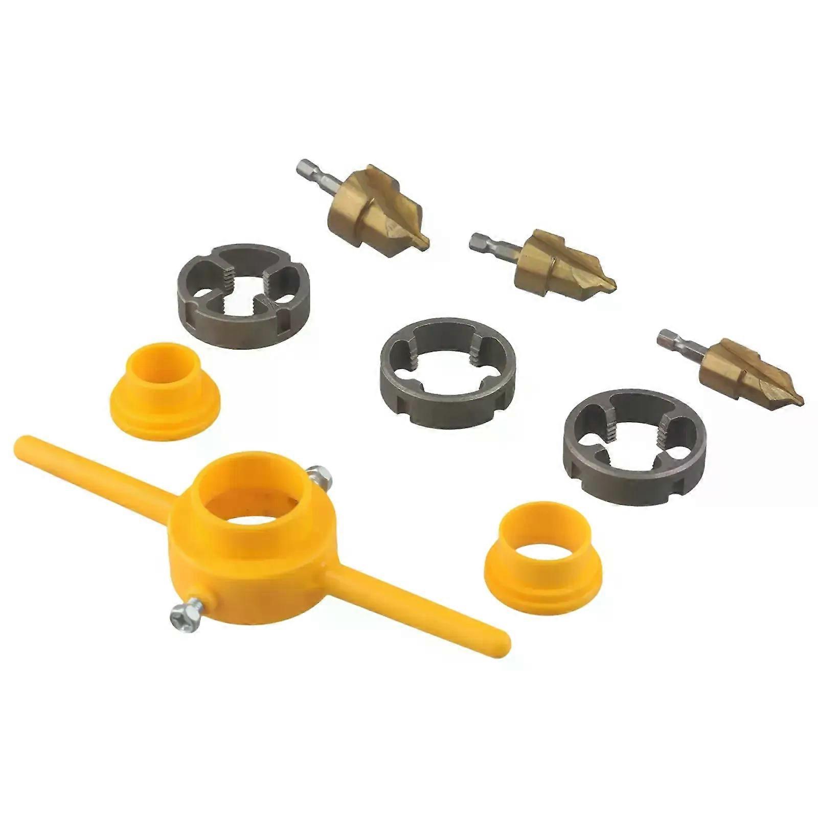 Fast Thread Processing For Plumbing Maintenance PVC Thread Making Tool Plastic Pipe Threading Tool NPT Thread Standard