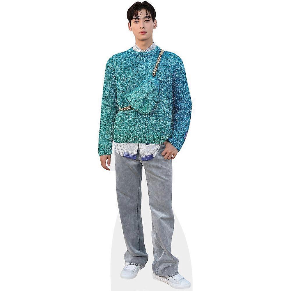 Cha Eun-Woo (Jeans) Cardboard Cutout (lifesize OR mini size). Standee. Stand Up.