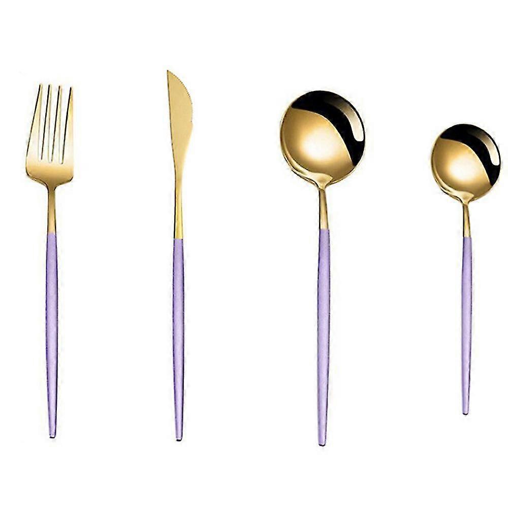 4-piece Utensils Set, Reusable ,easy To Clean, For Lunch Box Dorm Workplace Camping School Picnic