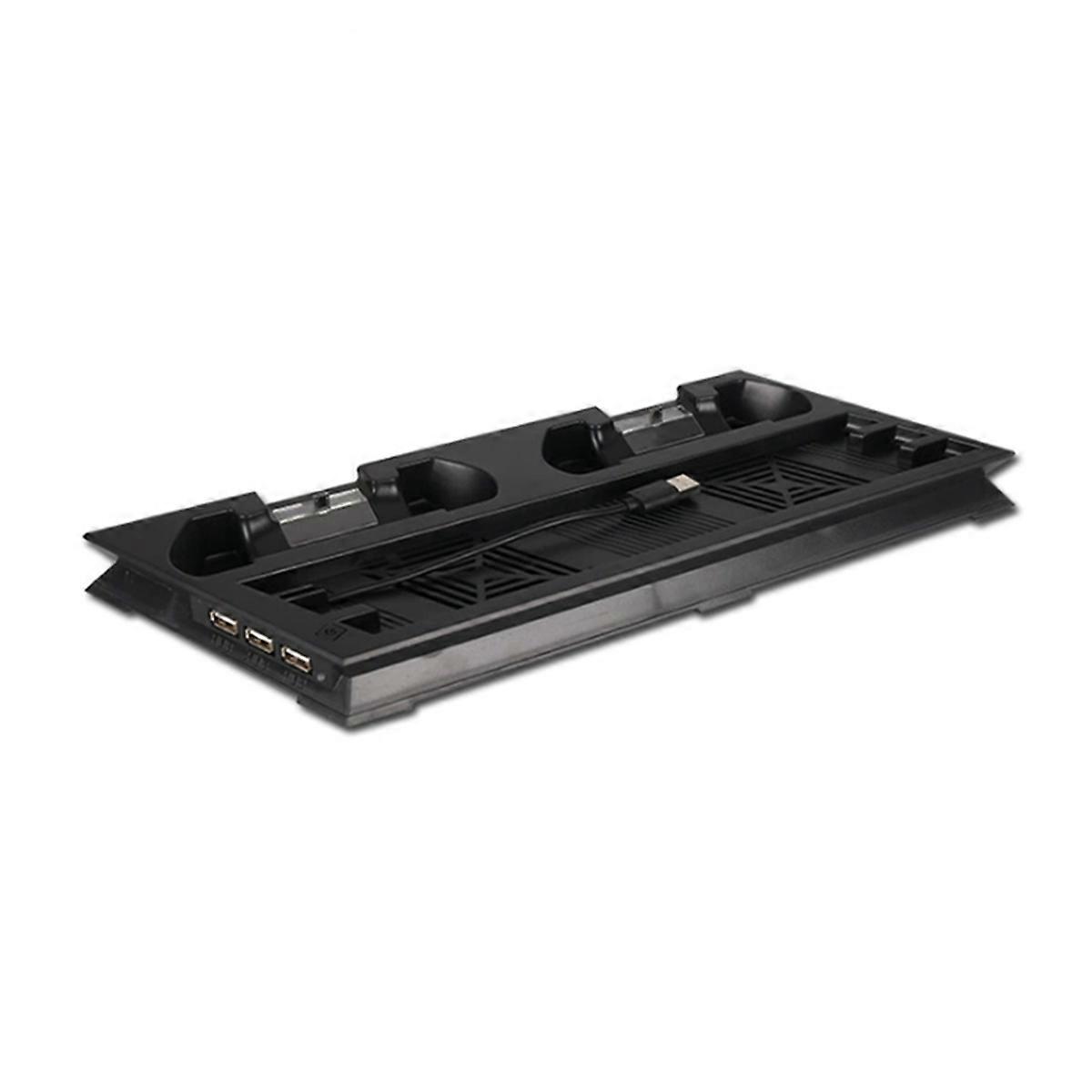 Cooling Vertical Stand 2 Controller Charger Charging Dock Station 2 Cooler Fan 3 HUB for PS 4 Pro A