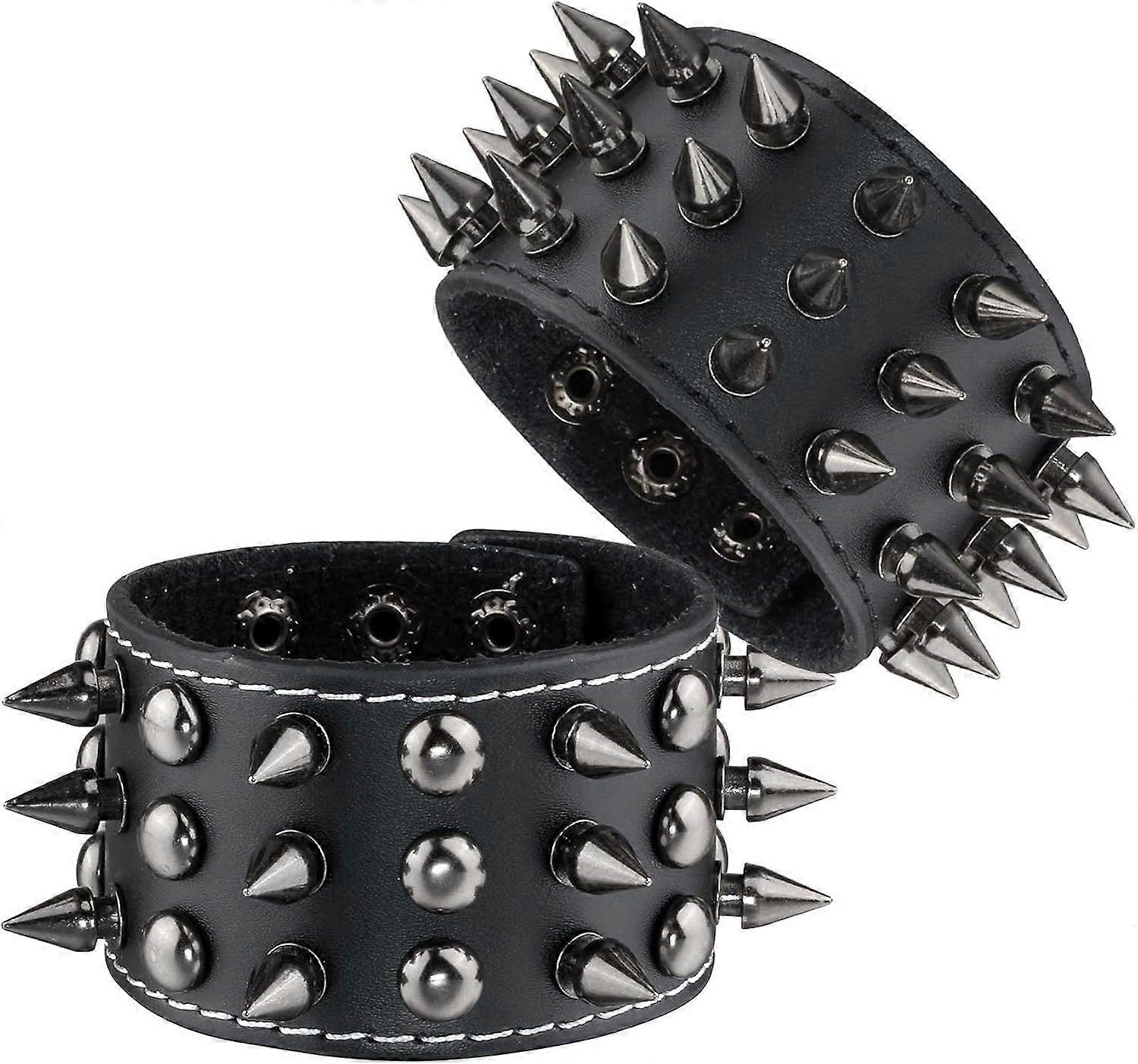 2 PCS. Black cuff bracelet