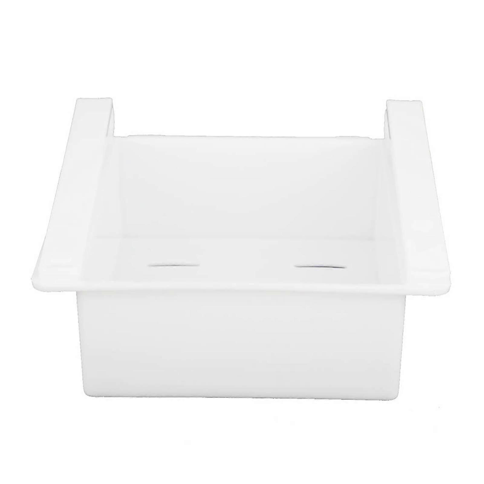 Kitchen Organizer Slide Refrigerator Storage Rack Pull Out Holder Drawer Case (white)