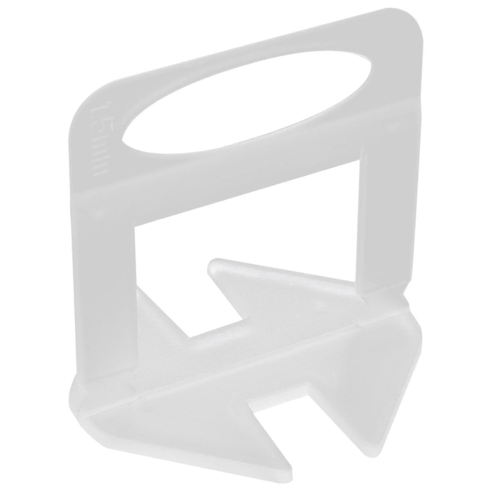 400Pcs Tile Leveling System Clips 1.5mm DIY Tiles Leveler Spacers Tile Leveling System for Professi-Good