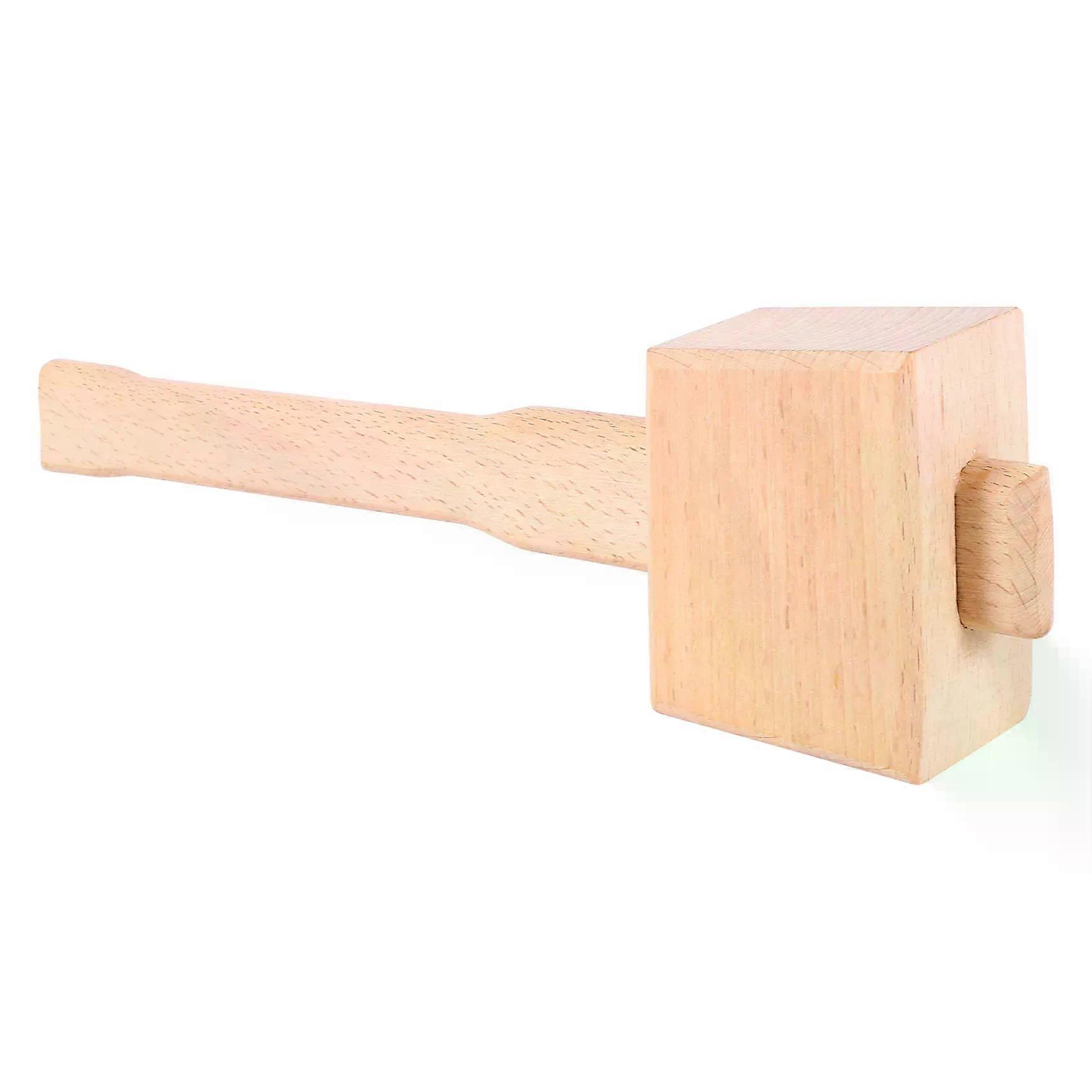 250mm Beech Solid Carpenter Wood Wooden Mallet Hammer Handle Woodworking Tool