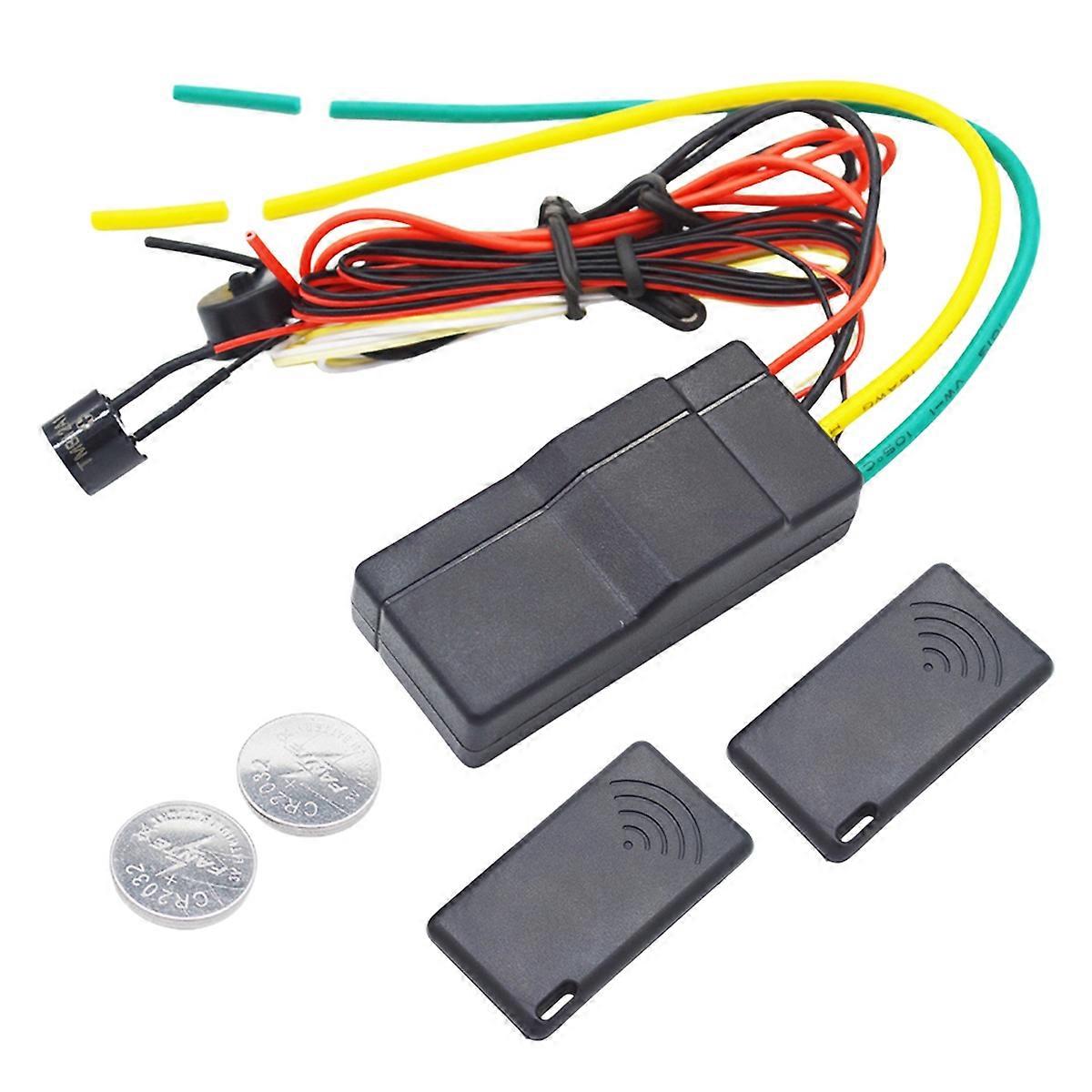 12V Car Immobilizer Anti-Hijacking 2.4GHz RFID Wireless Car Engine Lock Wireless Immobilizer Auto Hidden Lock