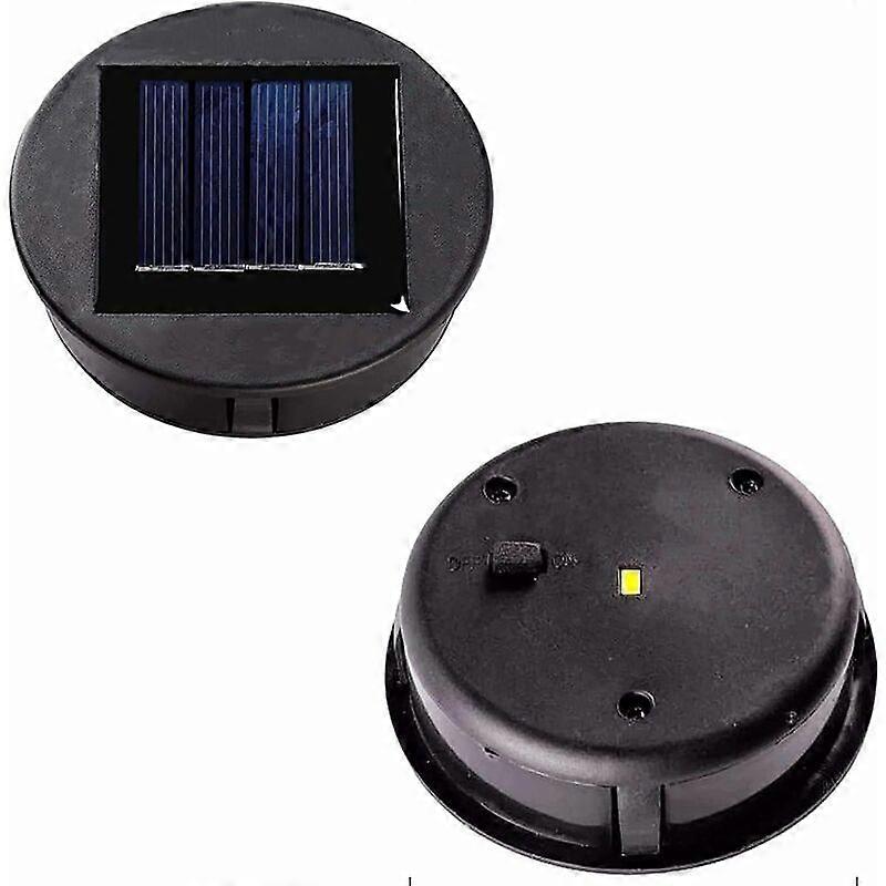 2-Piece Top Replacement Solar Light for Lanterns
