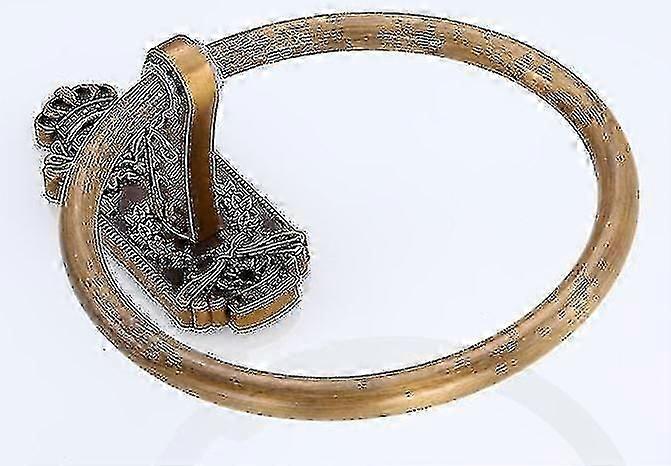 Antikt badrum snidat badrum Badrum Hårdvara Set Kreativa rektangulära badrumstillbehör set1st-guld