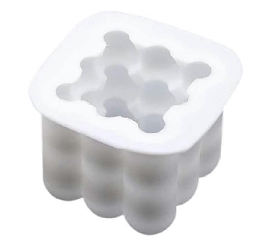Multi-purpose Silicone Mold, Stunning Results Bubble Cube for DIY Projects, Non-sticky Exquisite Design Candle Soap Chocolate Jelly Cake Ice Cube