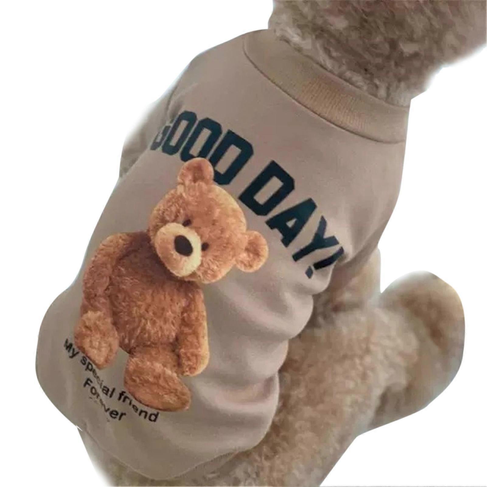 Dog Hoodie, Polyester Material Pet Clothes for Small to Medium Dogs, Breathable Fabric, Funny Dog Shirts, Rounded Elastic Hem Design for Everyday