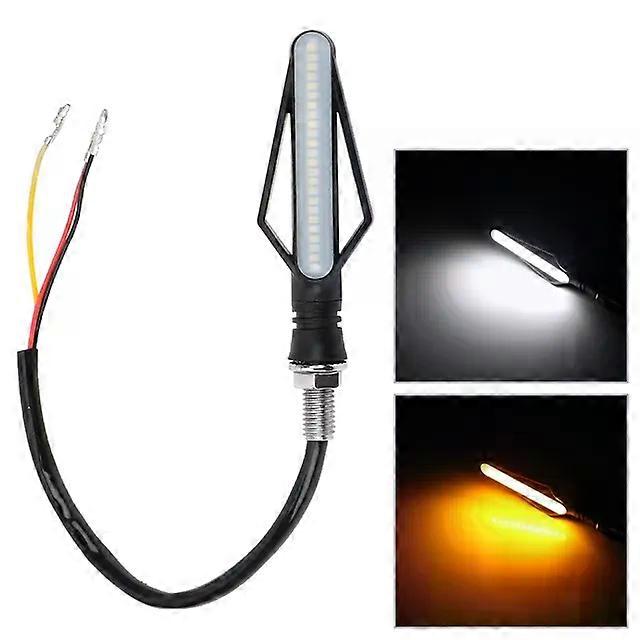1 Piece Motorcycle Turn Signal Lights 24 LED Signal Lamp Moto Tail Brake Lamp Motorbike Indicator Blinker Fog Light
