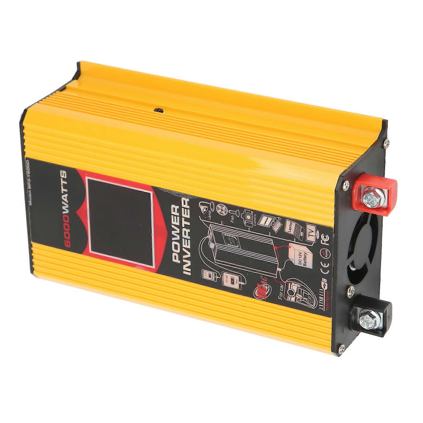 Modified Sine Wave Inverter 12V 300W with LCD Dual USB Ports
