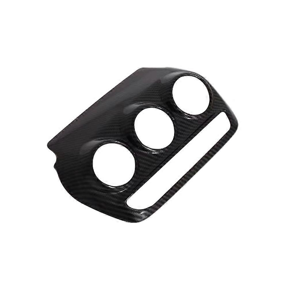 For Car Air Conditioning Vent Outlet Cover ABS Carbon Fiber