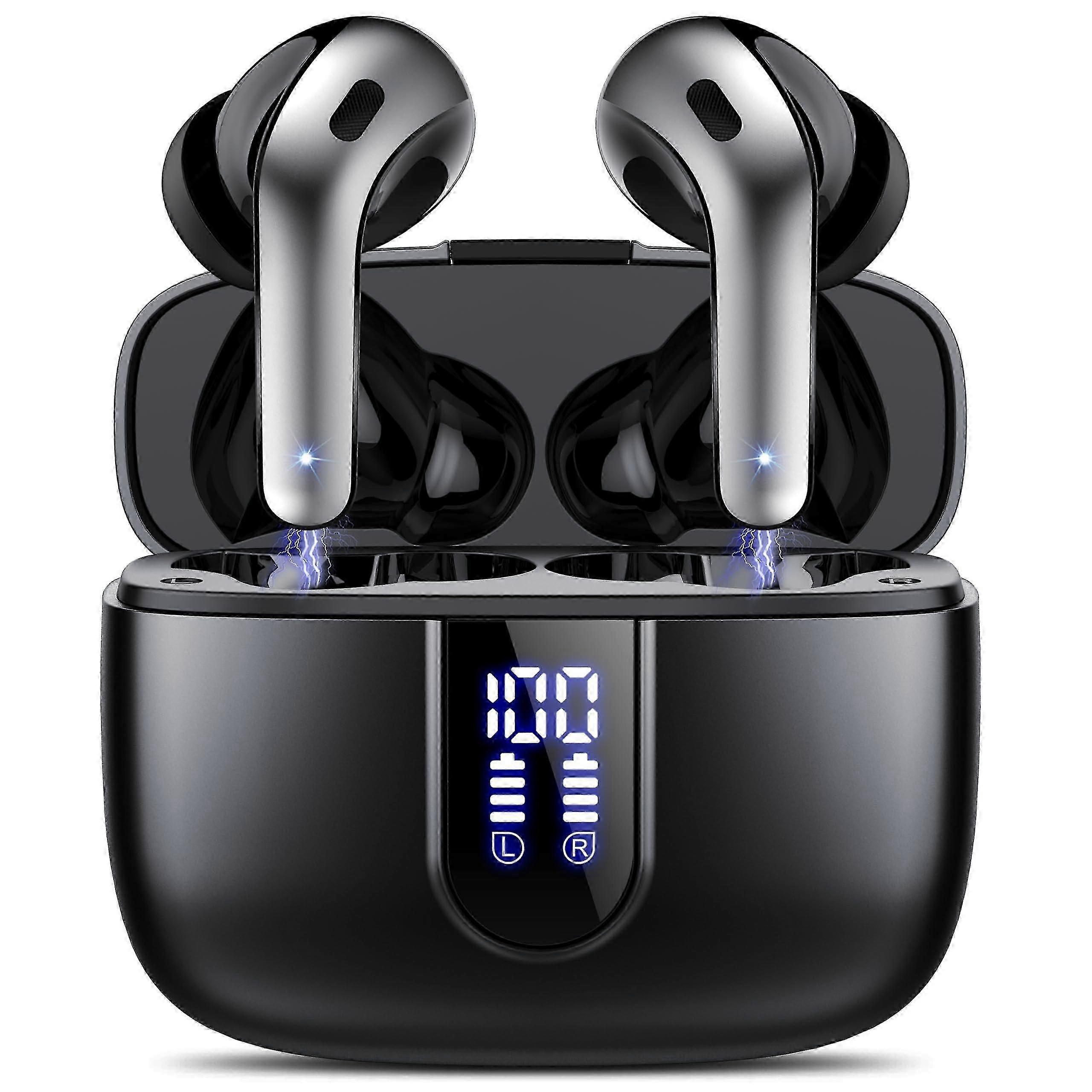 New Bluetooth Headphones, Bluetooth 5.3 Hifi Stereo In-ear Headphones With Ai Noise Reduction, Wireless Headphones With Dynamic Driver 13mm, Crisp Sou