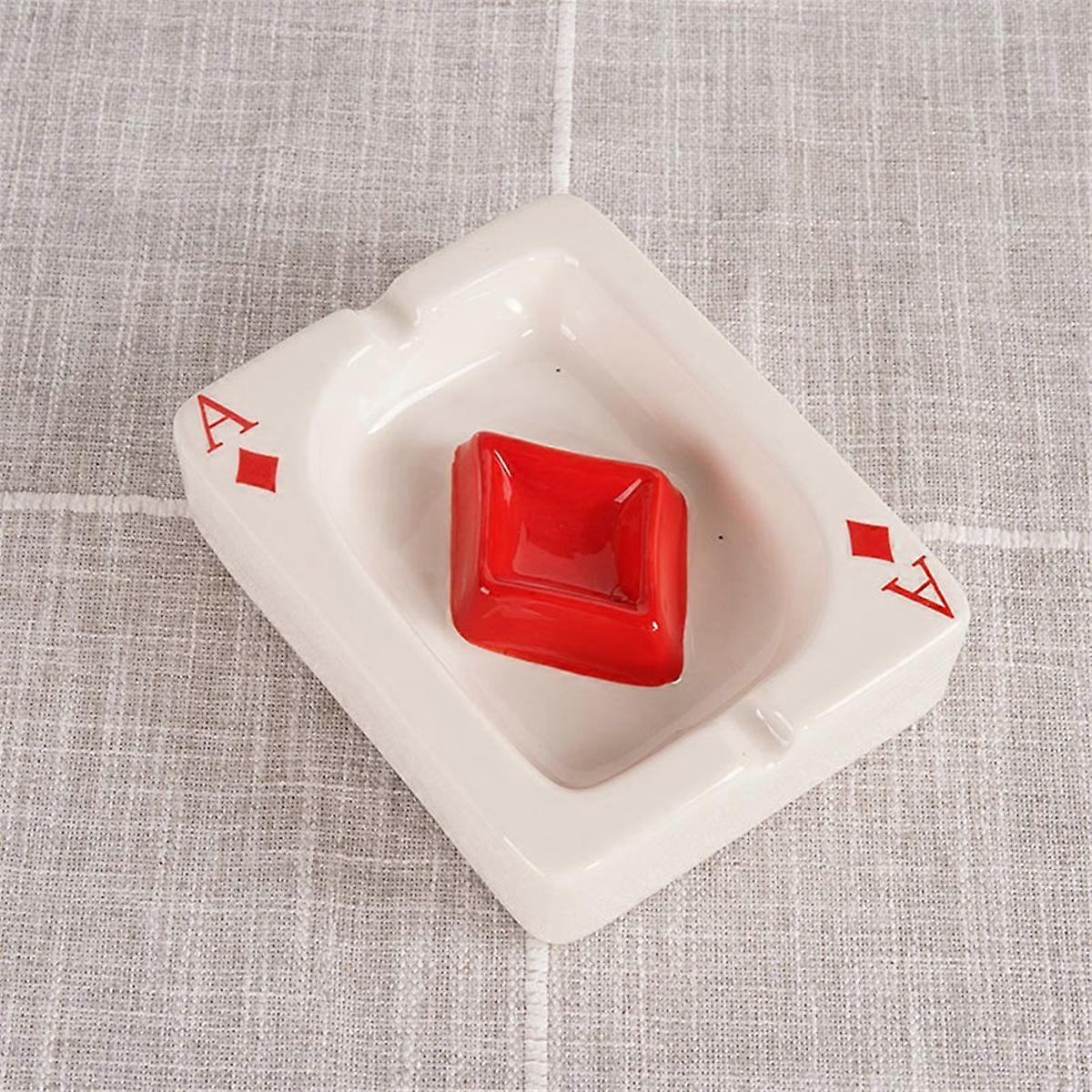 B Playing-Card Ashtray Meeting Room Desk Ornaments
