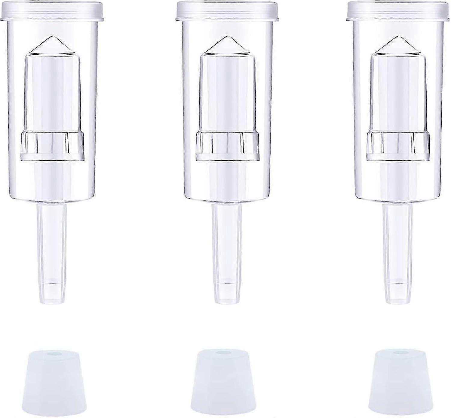 Fermentation Bubbler, 3PCS Airlock Fermentation, Fermentation Bung with 3 Stoppers, Airlock for Fermentation, Fermentation Tubes for Brewing and Wine