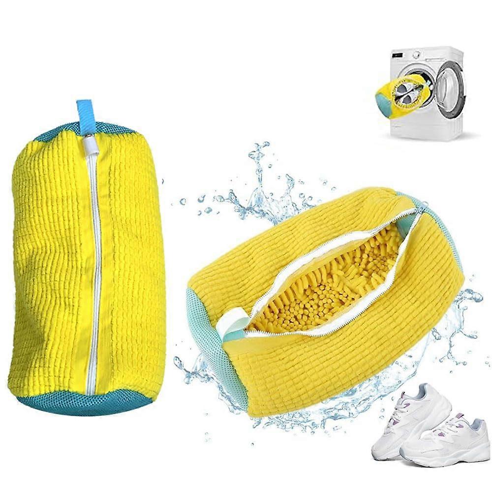 Premium Quality Washing Machine Shoe Bags Set of 2, Extra-Durable Mesh Laundry Bag for Sneakers, Large Capacity with Zipper Closure