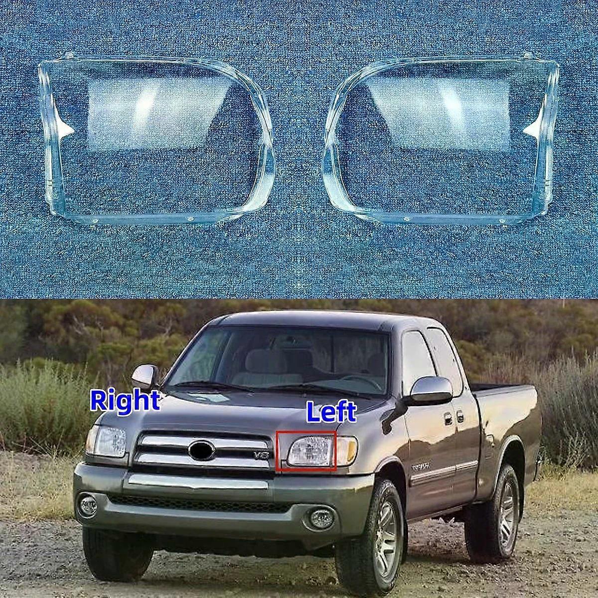 High qualityFor Toyota Tundra 2004 2005 2006 Headlight Cover Transparent Lampshade Case Headlamp Shell Plexiglass Replace Original Lens