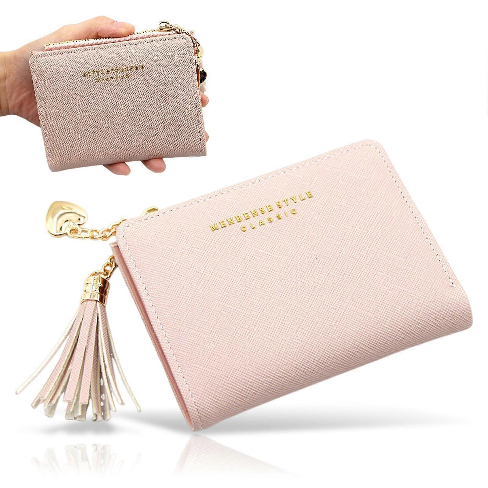 Tassel Women's Wallet - Light Pink