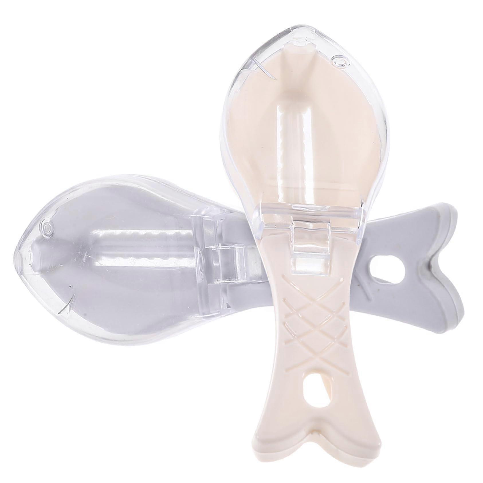 2pcs Fish Tool Fish Skin Brush Scraping Fish Scale Brush Fish Fish Peeling Skin Scraper Fish Scale Scraper Random