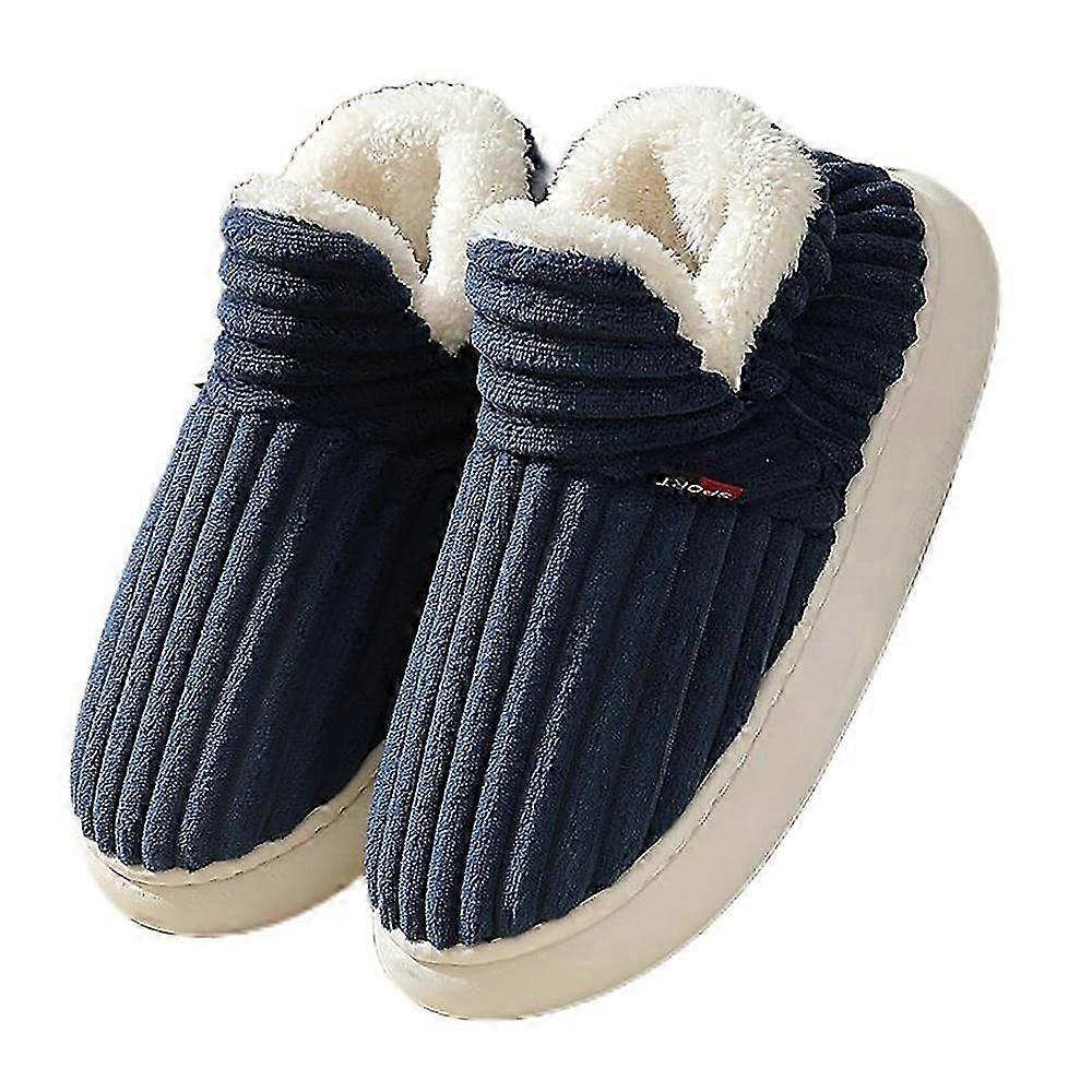 Memory Foam Tofflor, Unisex Bekväma Varma Mysiga Halkfria Inomhus Utomhus Hem Tofflor