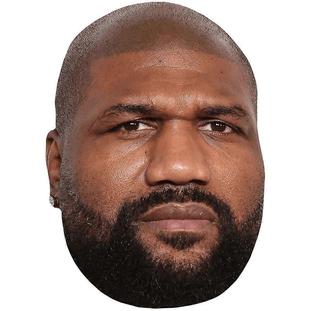 Quinton Ramone Jackson (Beard) Celebrity Mask, Flat Card Face