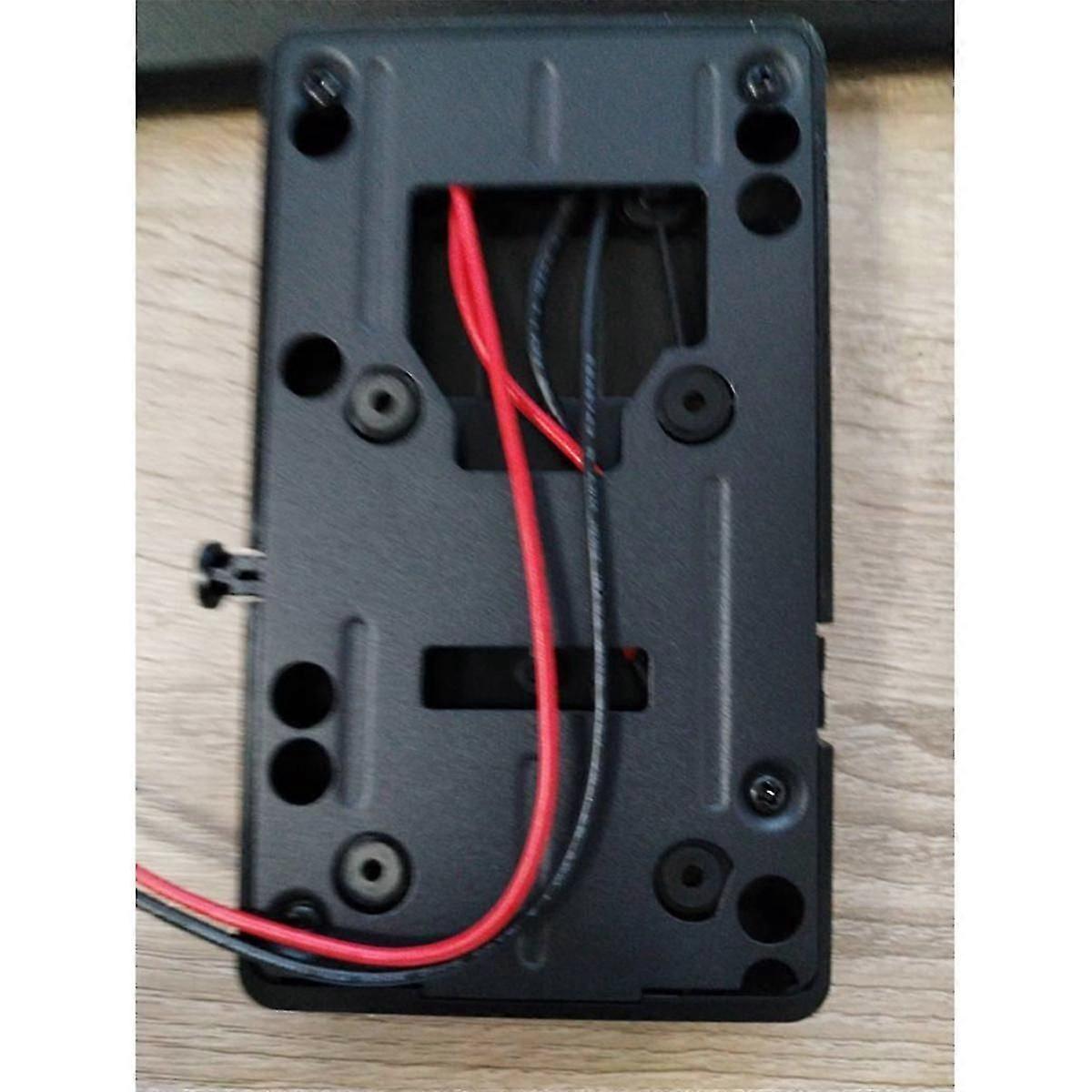 V Mount Battery Plate V-Lock Mount Battery Plate suitable for V Shape Battery Power Supply Splitter DSLR Cameras Camcorders