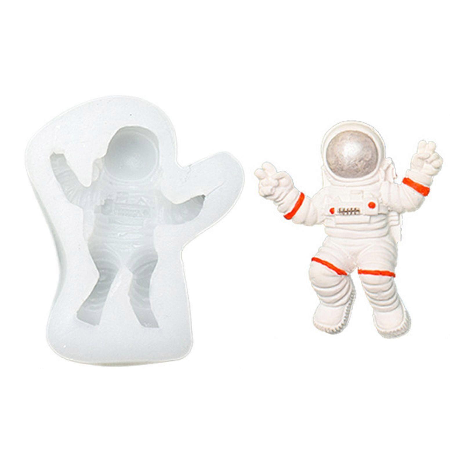 DIY Casting Mold Chocolate Mold Astronaut Spacecraft Shape for Making Candle
