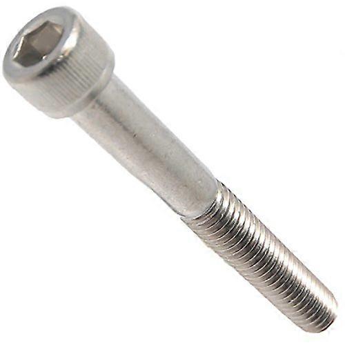 12-24 x 1-1/2 Socket Head Cap Screws, Partial Thread, Allen Socket Drive, Stainless Steel 18-8, Bright Finish, Quantity 25 Pieces by