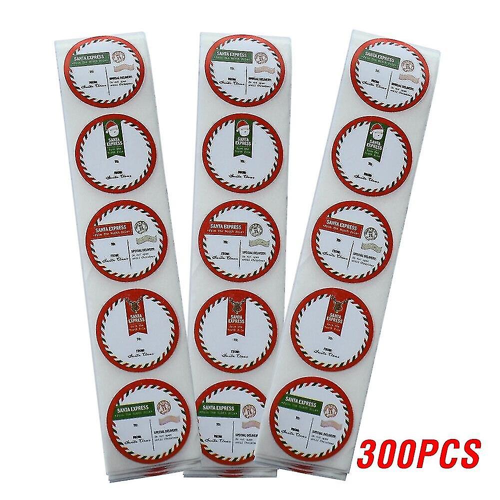 100-500pcs Merci Étiquette Scellement Autocollants Joyeux Noël Kraft Handmade Sticker Card Box Package Wedding Decor Party Supplies @bugu