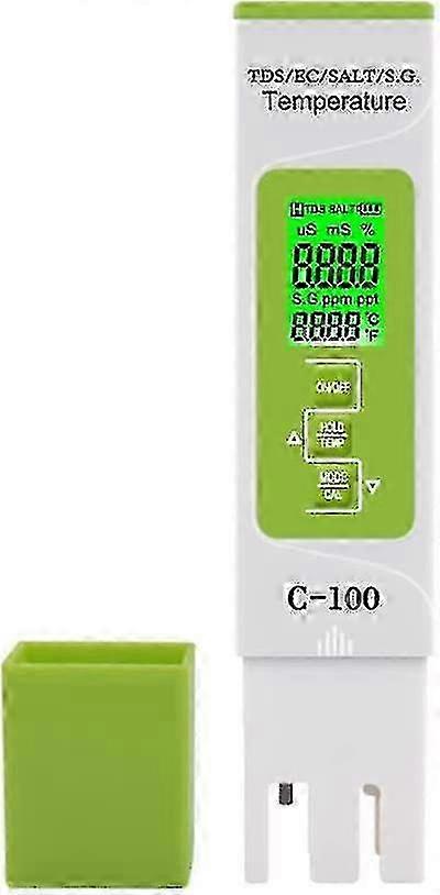 Water Quality Tester 5in1 Digital For Testing Tds/ec/salinity/sg./temperature High Accuracy, Test For Drinking Water, Home, Pool, Aquarium