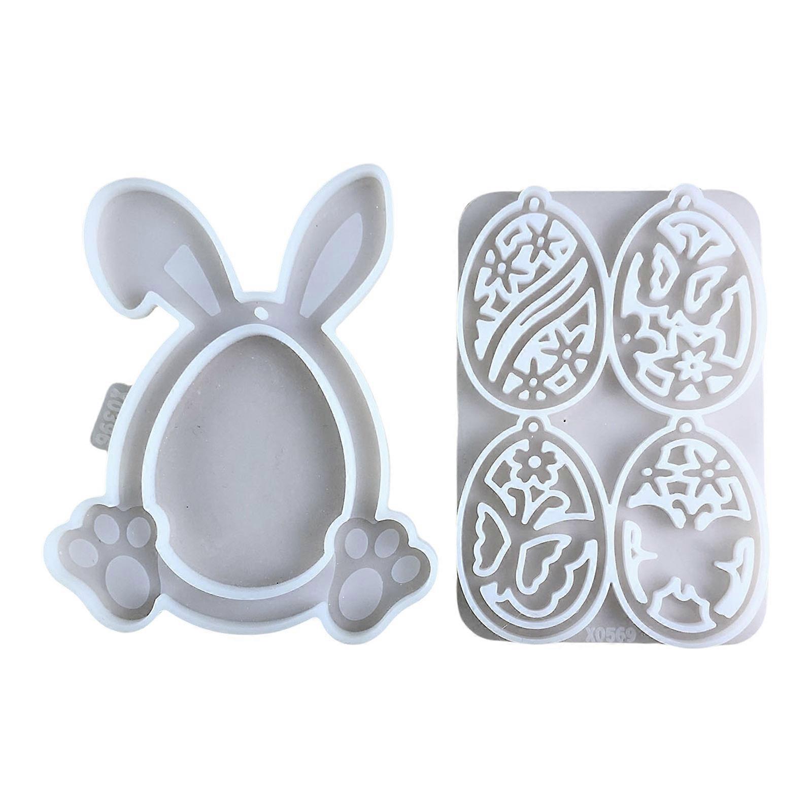 2PCS Butterfly Eggs Centerpiece Mold Flexible Silicone Moulds Silicone Texture Suitable for Handmade Present and Event Multicolor
