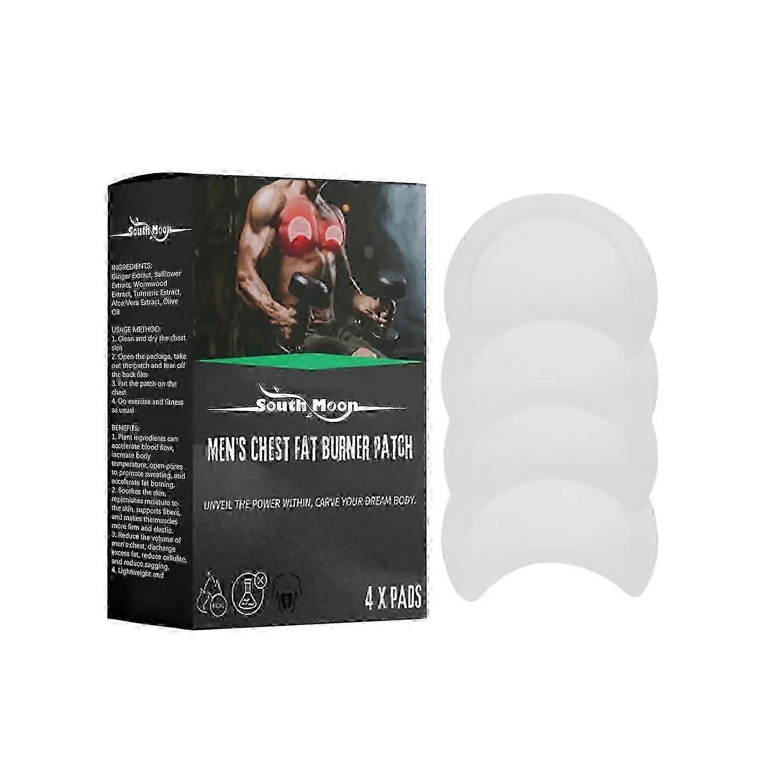 رقعة حرق الدهون للصدر للرجال من ساوث مون ، شد الصدر وتصحيح تدليك الصدر والعناية به