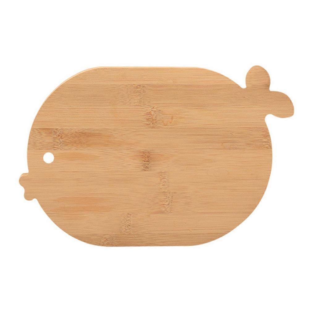 Animal Shape Household Mildewproof Solid Wood Cutting Board(Fish)
