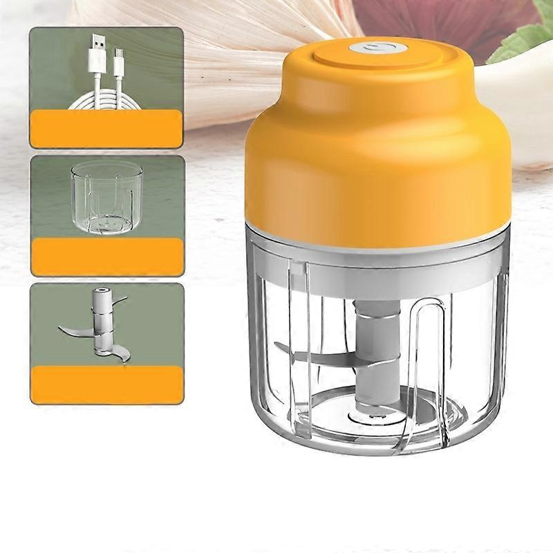 Wireless USB Charging Garlic Machine Baby Food Supplement Machine, Style:250ml Twisted Meat