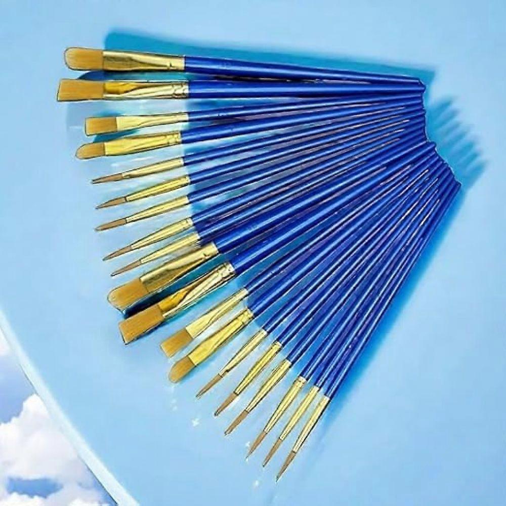 Versatile Artist Paintbrush Set 10-Ideal for Watercolor, Gouache, Oil Painting-A Must-Have for Artists, Art Students-Includes a Range of Paintbrushes