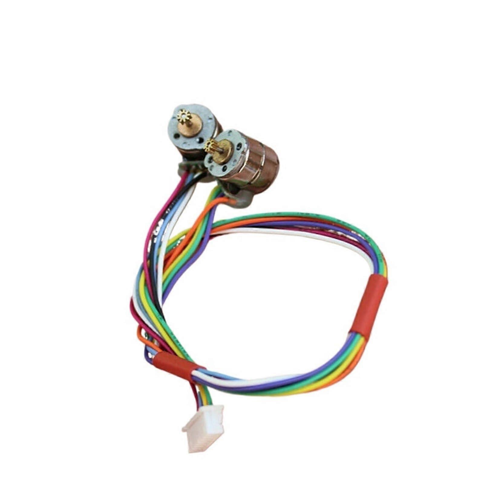 8mm Stepper Motor Starter 2-Phase 4-Wire with 9 Teeth Copper Gear, 1 Pair Electronic Stepper Motor Drivers