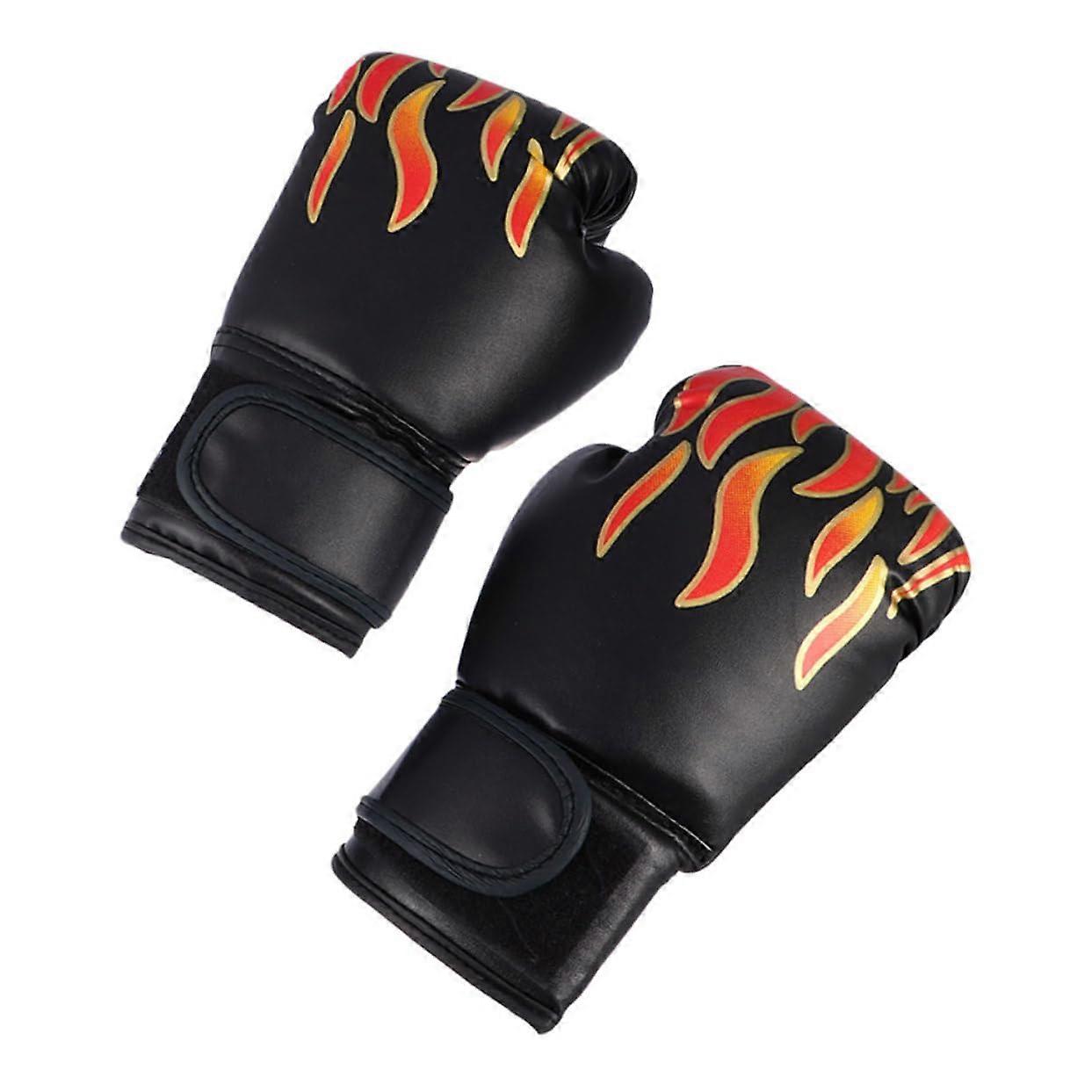 Boxing Gloves for Training and Sparring Durable Adult Fist Mitts for Men and Women Heavy Bag Work Black