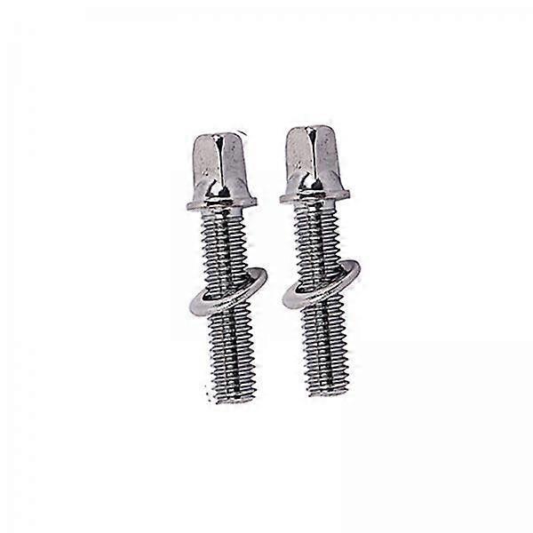 2xDrum Tight Screw Drum Kits Screws Sturdy Percussion Parts Practical Lightweight Hardware Multiuse for Snare Drums Attachments
