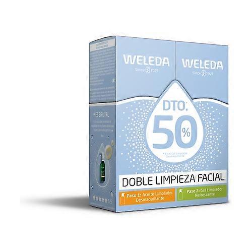 Double facial cleansing box 2 units of 150ml