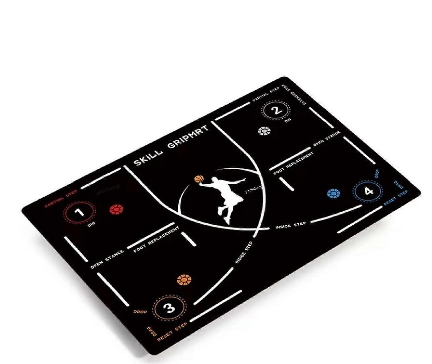 Basketball Training Mat, NonSlip Training System Blanket, Noiseless Sports Props (120x86x0.4cm)