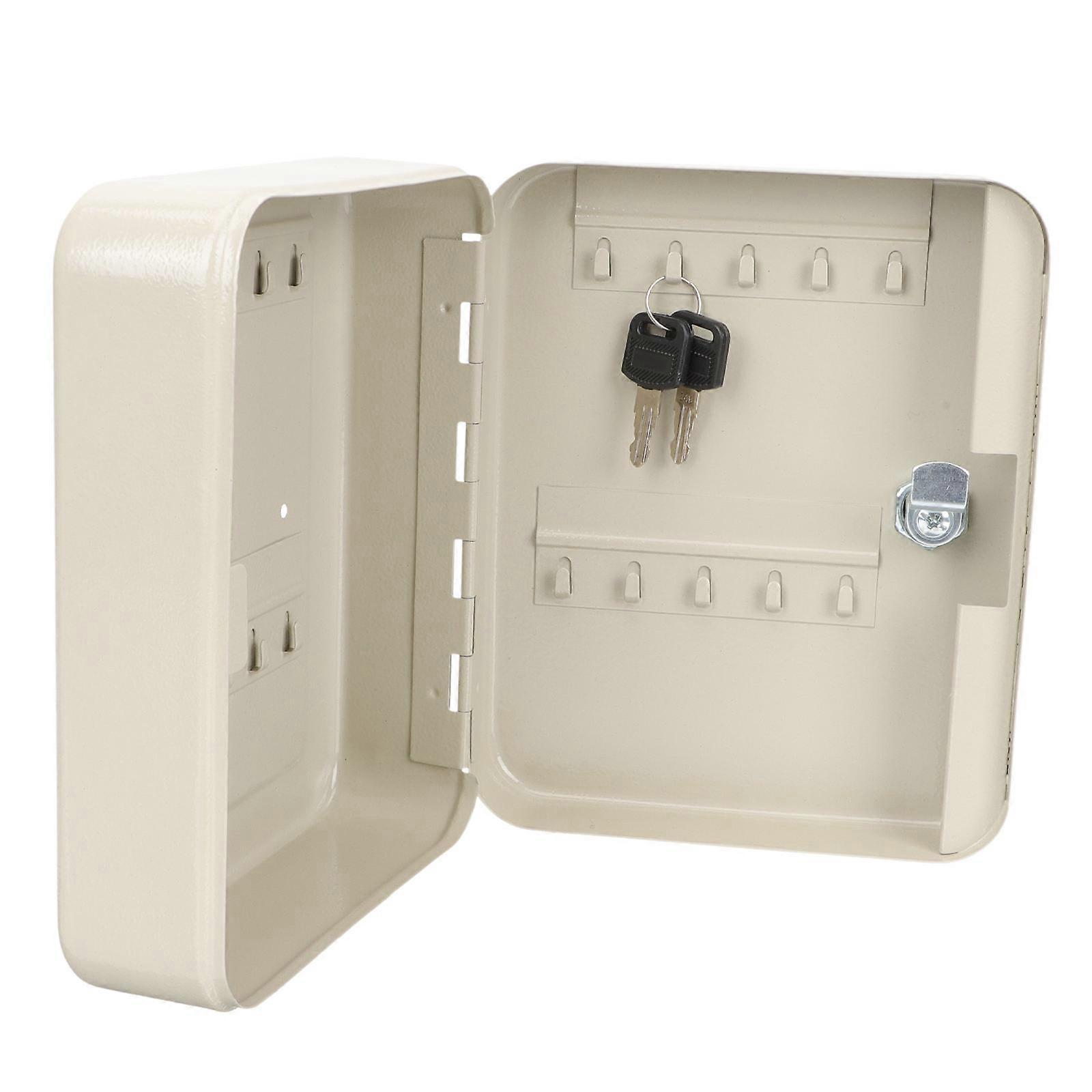 Wall Mounted Key Cabinet Lock Box for Home Office Security Easy Installation for Landlords Hotels