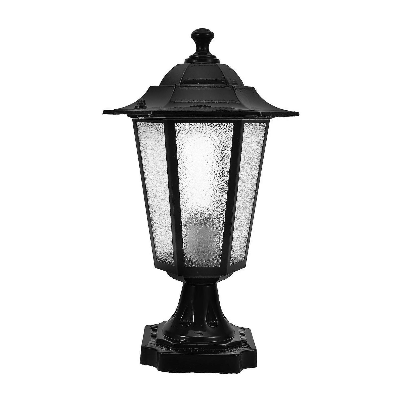 Metal and Glass Light, Enhancing Security with Soft Brightness